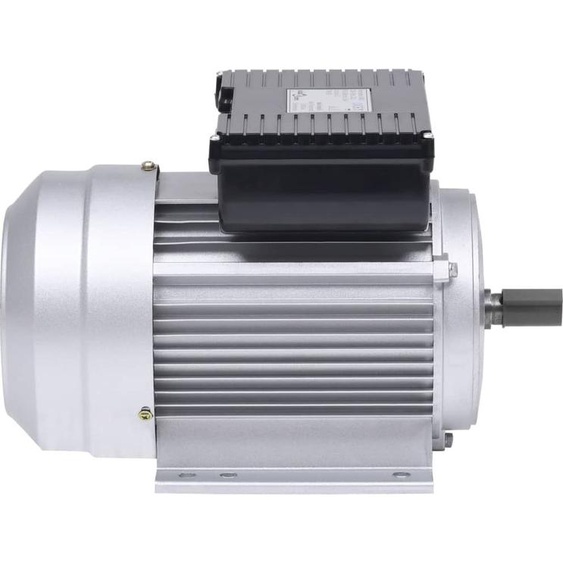 vidaXL Moteur électrique monophasé en aluminium 1,5 kW 2 CV 2 pôles 2800 tr/min