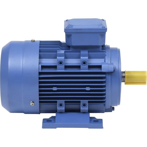 vidaXL Moteur électrique triphasé en aluminium 1,5 kW 2 CV 2 pôles 2840 tr/min