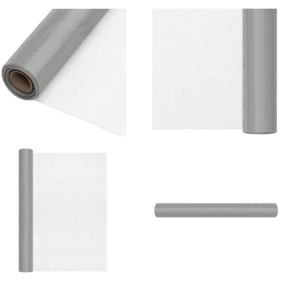 vidaXL Moustiquaire acier inoxydable 60x500 cm argent - Moustiquaire - Moustiquaire - Protection contre les insectes - Protection contre les moustiques