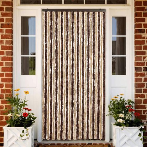 Vidaxl - Moustiquaire Beige et marron clair 100x220 cm Chenille