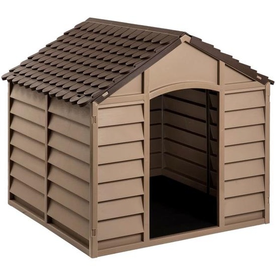 vidaXL Niche pour chien Marron 86x84x82 cm Polypropylène