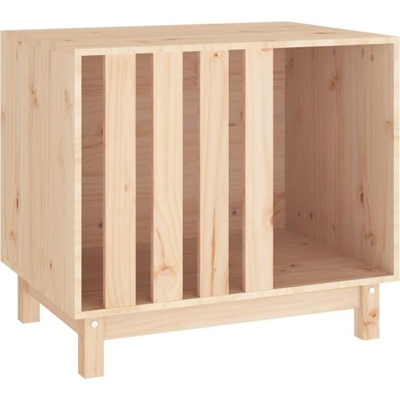 vidaXL Niche pour chiens 70x50x62 cm Pin massif