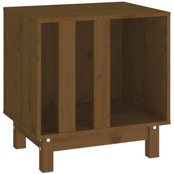 vidaXL Niche pour chiens brun miel 50x40x52 cm pin massif