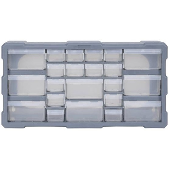 vidaXL Organisateur multi-tiroirs avec 22 tiroirs 49x16x25,5 cm