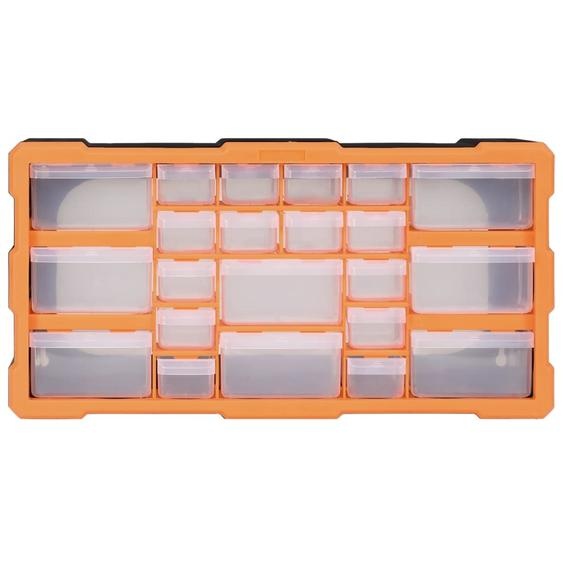 vidaXL Organisateur multi-tiroirs avec 22 tiroirs 49x16x25,5 cm
