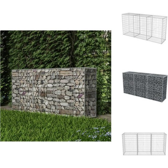 vidaXL Panier de gabion acier 200×50×100 cm - Panneaux de clôture