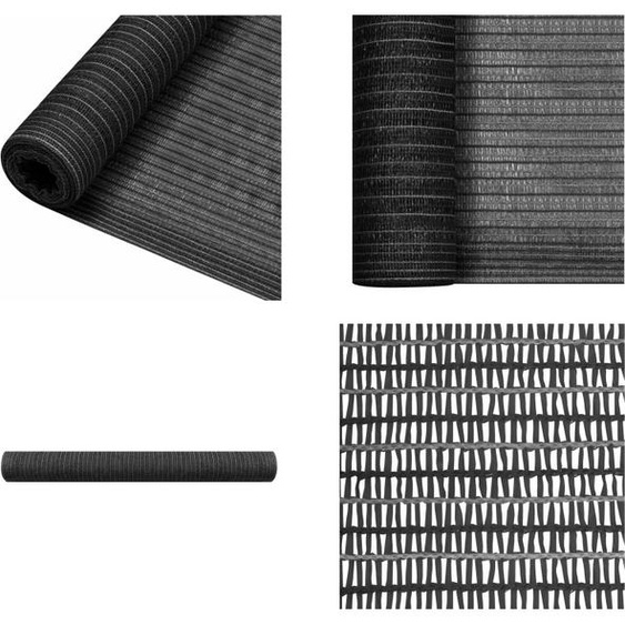 vidaXL Panneau de clôture Anthracite 3,6x25 m HDPE 150 g/m² - Filet pare-vue - Filets pare-vue - Pare-vue