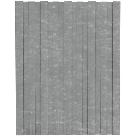 vidaXL Panneaux de toit 36 pcs. Acier galvanisé Argenté 60x45 cm