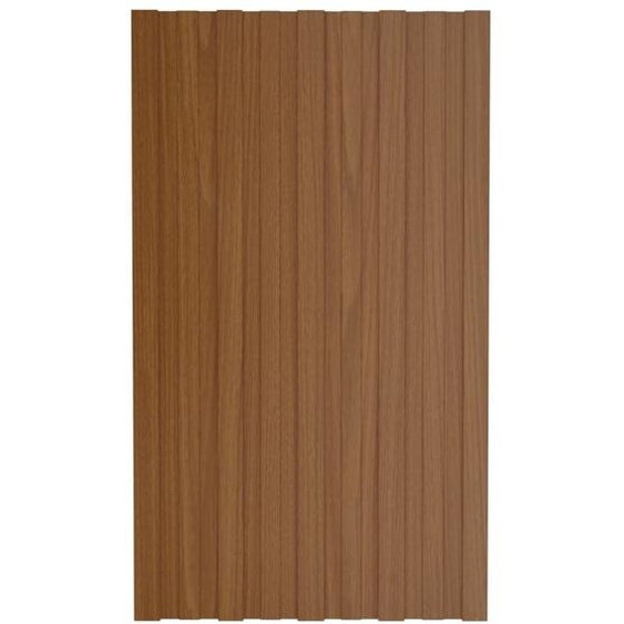 vidaXL Panneaux de toit 36 pcs. Acier galvanisé brun 80x45 cm