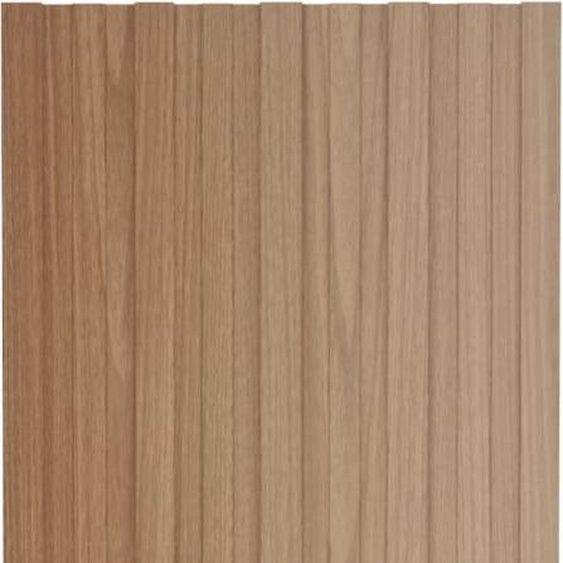 vidaXL Panneaux de toit 36 pcs. Acier galvanisé imitation bois clair 100x45 cm