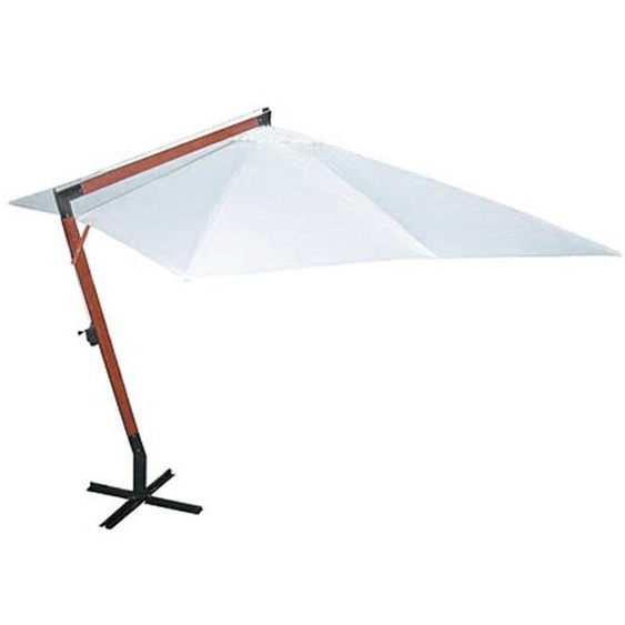 vidaXL Parasol 300x400 cm blanc