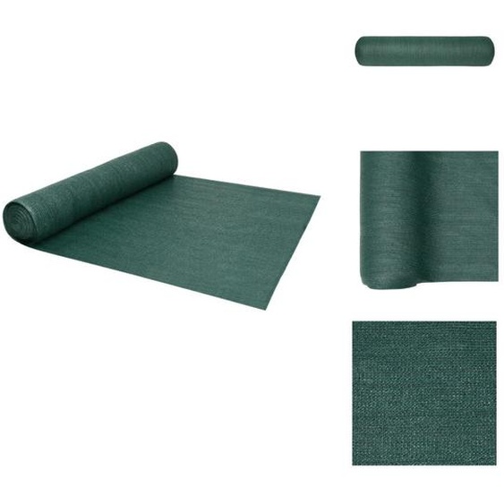 vidaXL Pare-soleil de clôture Vert 1,8x25 m HDPE 150 g/m² - Parasols & Protection solaire