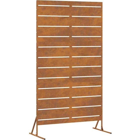 vidaXL Pare-vue Gris 100 x 50 x 180 cm Acier