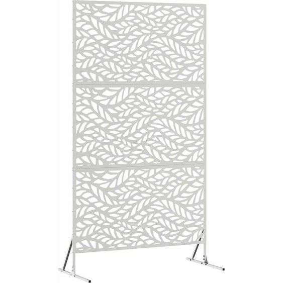 vidaXL Pare-vue Gris Acier