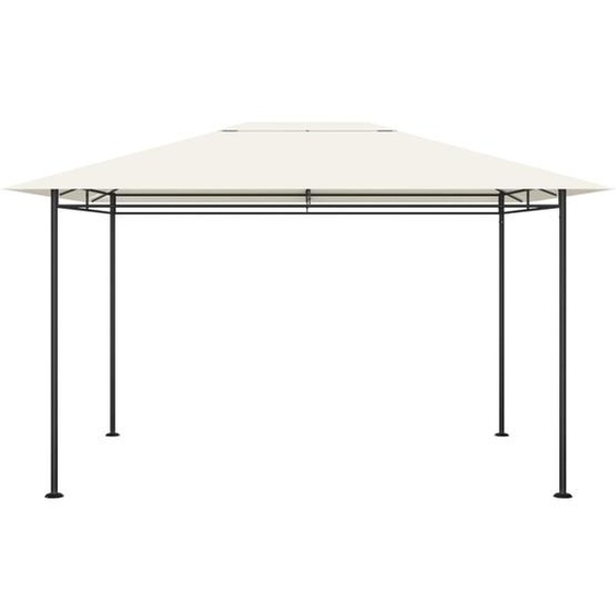 vidaXL Pavillon 384x281x270 cm Crème 180 g/m