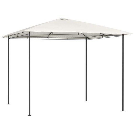 vidaXL Pavillon 3x3x2,6 m Crème 160 g/m