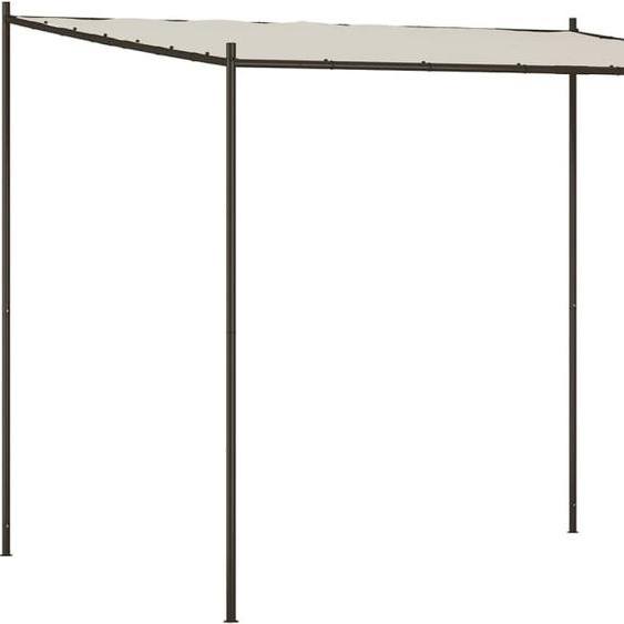 vidaXL Pavillon blanc 3x3 m 180 g/m² tissu et acier