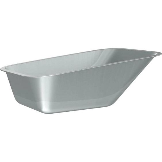 vidaXL Pelle de rechange pour brouette Argent 88 x 60 x 32 cm Acier