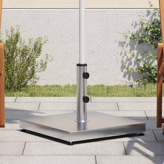 vidaXL Pied de parasol Ø32/38/48 mm Mât 28 kg Carré