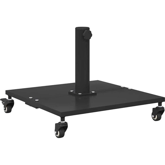 vidaXL Porte-parapluies dextérieur noir 45 x 45 x 31,5 cm acier