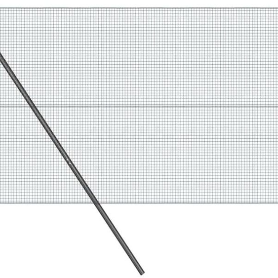 Poteaux de clôture vidaXL gris