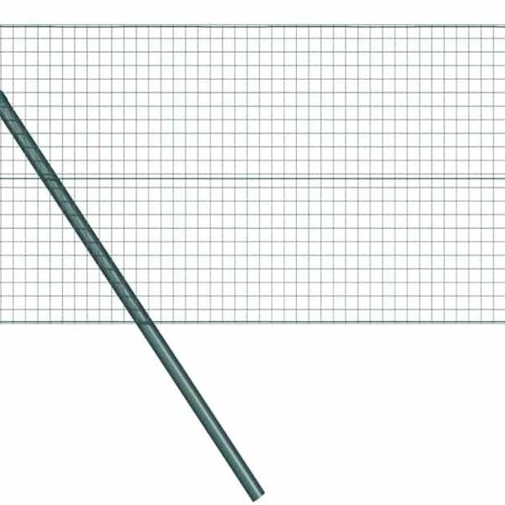 Poteaux de clôture vidaXL verts