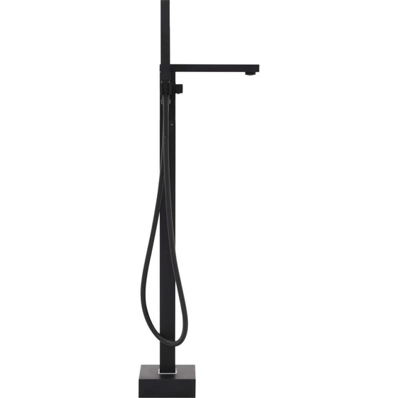 vidaXL Robinet de baignoire sur pied noir inox 90 cm