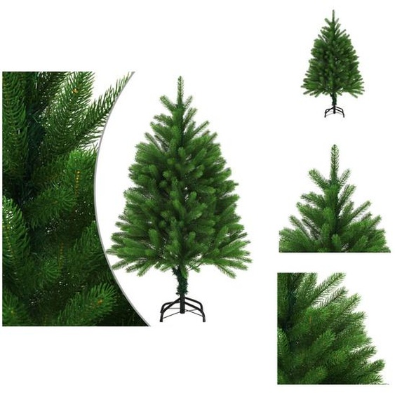 vidaXL Sapin de Noël artificiel Aiguilles naturelles 120 cm Vert - Sapins de Noël