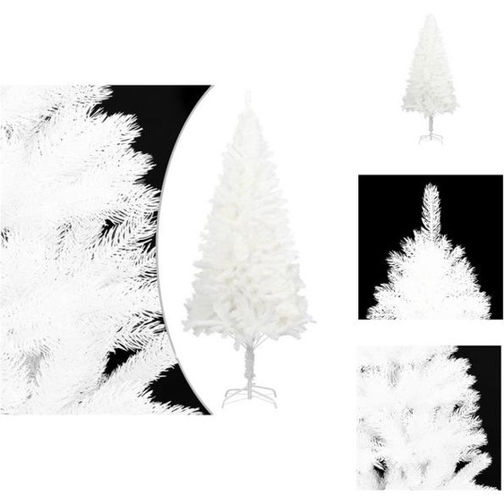 vidaXL Sapin de Noël artificiel Aiguilles naturelles blanc 120 cm - Sapins de Noël