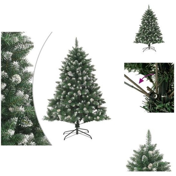 vidaXL Sapin de Noël artificiel avec support 120 cm PVC - Sapins de Noël