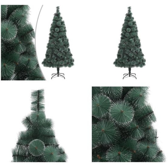 vidaXL Sapin de Noël artificiel avec support Vert 120 cm PET - Sapin de Noël artificiel - Arbres de Noël artificiels - Arbres de Noël