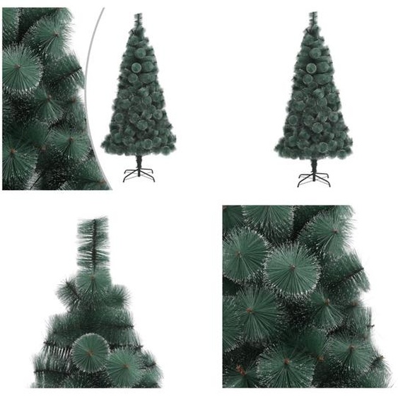 vidaXL Sapin de Noël artificiel avec support Vert 180 cm PET - Sapin de Noël artificiel - Arbres de Noël artificiels - Arbres de Noël