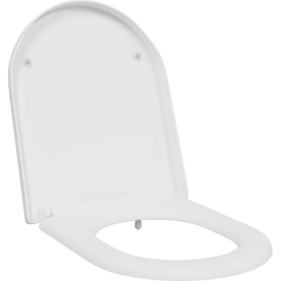 vidaXL Siège de toilette blanc 49 x 36 x 4 cm Duroplast