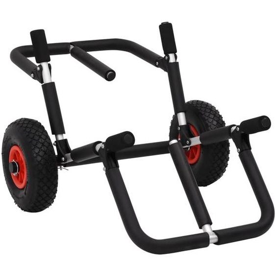 vidaXL SUP Trolley pour 2 planches de surf Pliable 90 kg Aluminium