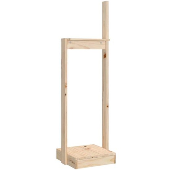 vidaXL Support de bois de cheminée 33,5x30x110 cm Pin massif