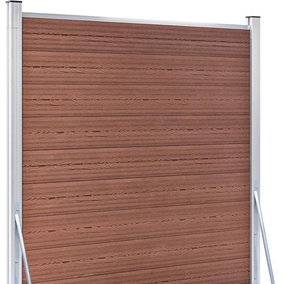 vidaXL Supports pour poteaux de clôture 3 pcs. Acier galvanisé