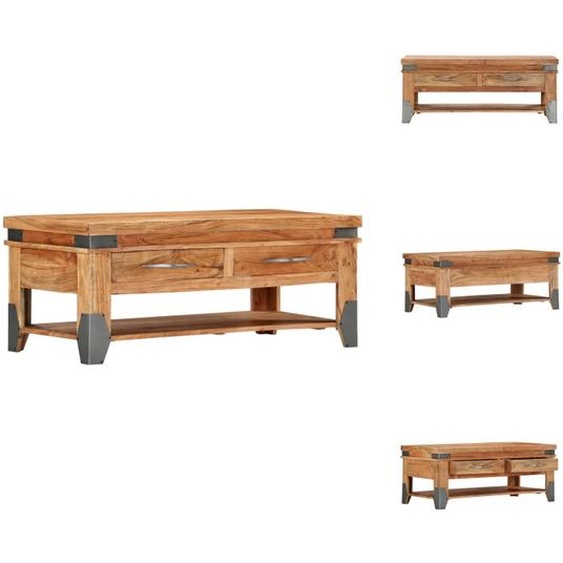 vidaXL Table basse 110x52x45 cm Acacia massif - Tables basses