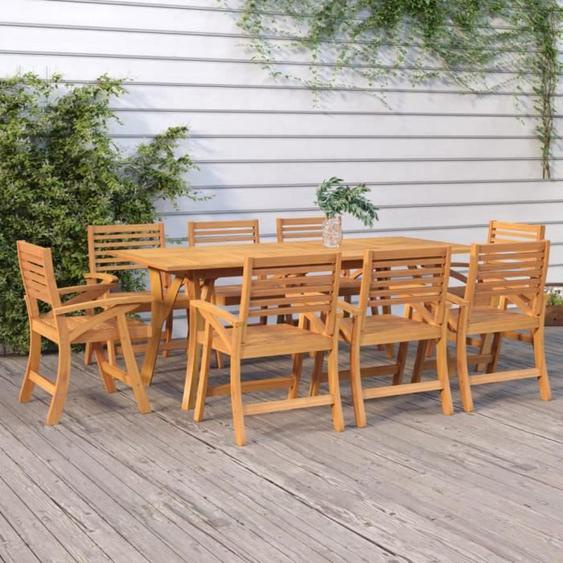 vidaXL Table de jardin 200x90x75 cm Bois dacacia solide 363309
