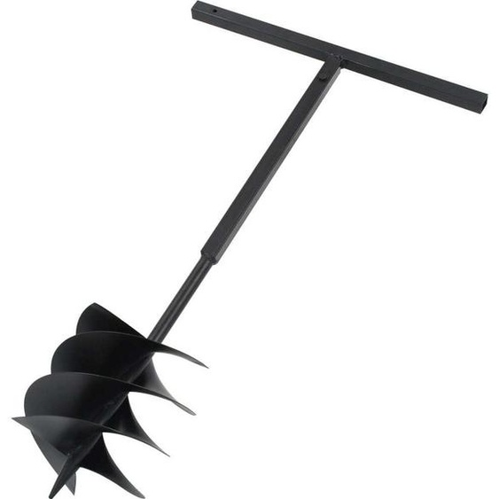 vidaXL Tarière avec poignée 250 mm avec tube dextension 8 m acier