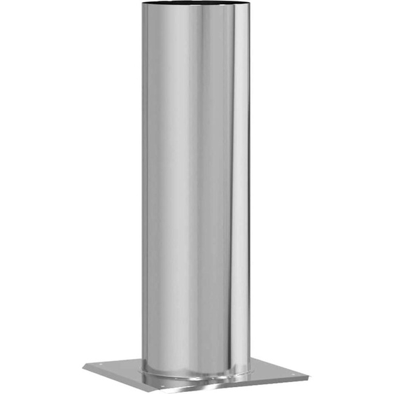 vidaXL Tête de cheminée extension argent 26 x 26 x 50 cm acier inoxydable