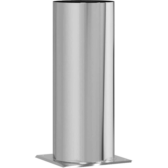 vidaXL Tête de cheminée extension argent 31 x 31 x 50 cm acier inoxydable