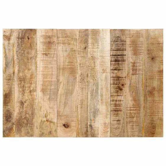 vidaXL Tête de lit 120 cm bois de manguier brut massif, panneau de tête de lit, tête de lit en bois massif, tête de lit 4017494