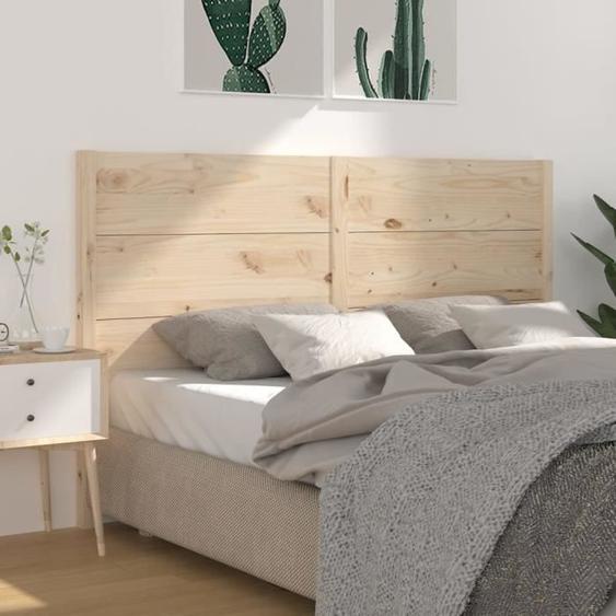 vidaXL Tête de lit 166x4x100 cm Bois massif de pin 818730