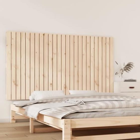 vidaXL Tête de lit murale 159,5x3x90 cm Bois massif de pin 824898