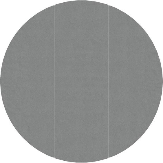 vidaXL Toile de fond de piscine Gris clair Ø396 cm Polyester Géotextile