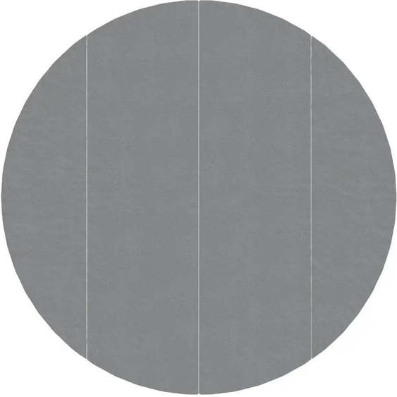 vidaXL Toile de fond de piscine Gris clair Ø458 cm Polyester Géotextile