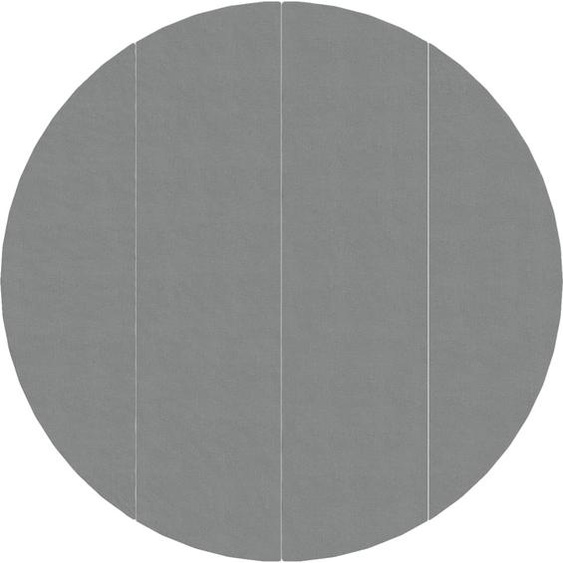 vidaXL Toile de fond de piscine Gris clair Ø500 cm Polyester Géotextile