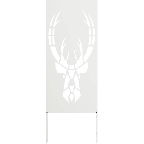 vidaXL Toile pare-vue jardin motif animal blanc 50 x 140 cm