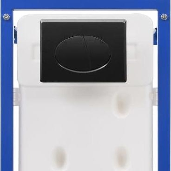 vidaXL Toilettes suspendues avec réservoir de chasse encastré céramique