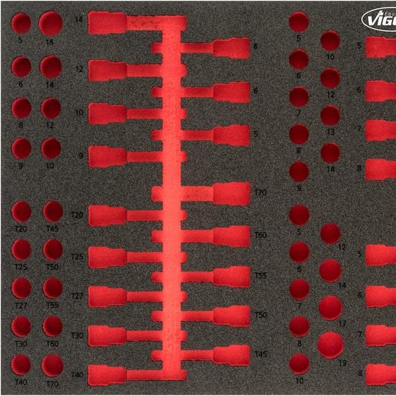 VIGOR V4752 Seau en mousse souple  vide